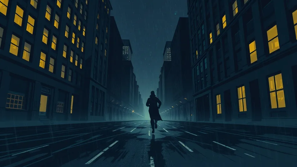 Dream symbol: city at night: scenarios: Dream of Being Chased in a City at Night