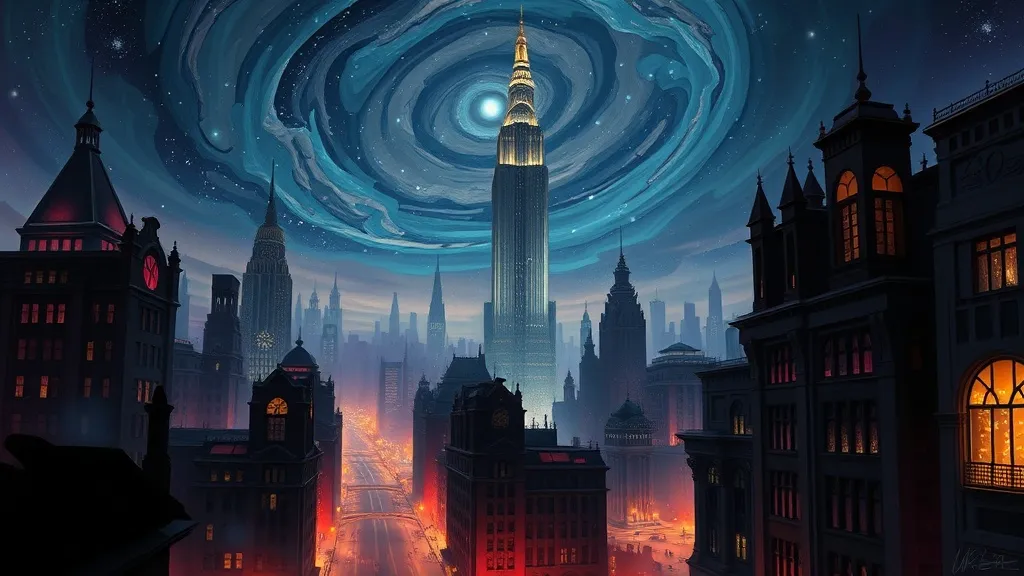 Dream symbol: city at night: symbolism: A Stage for Dreams: The City as a Setting for Inner Narratives