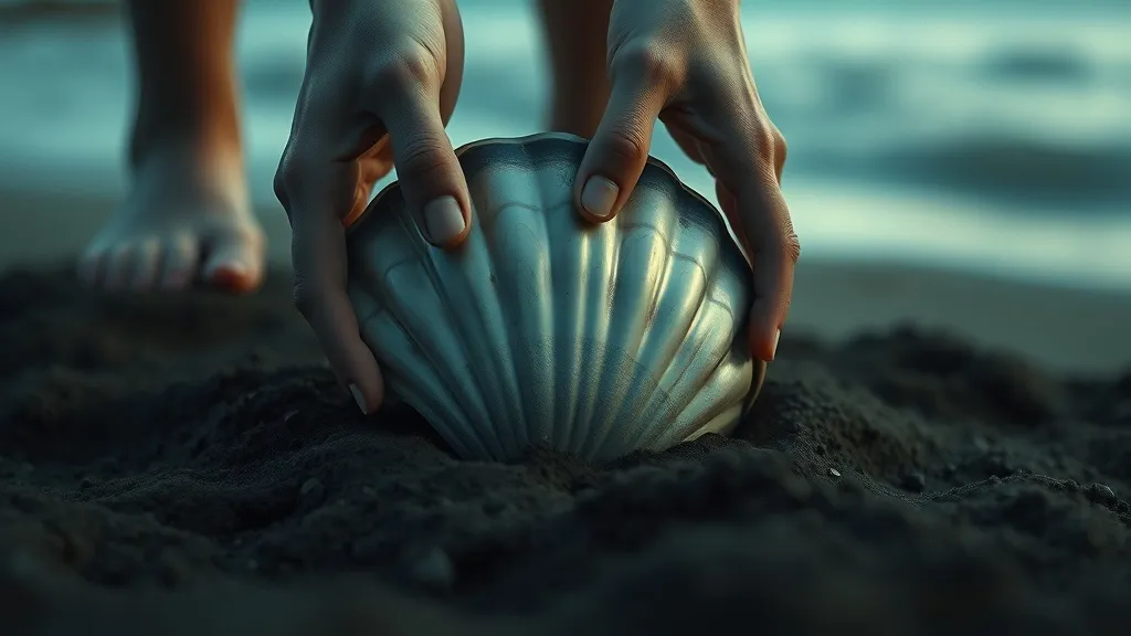 Dream symbol: clam shell: scenarios: Dream about burying a clam shell