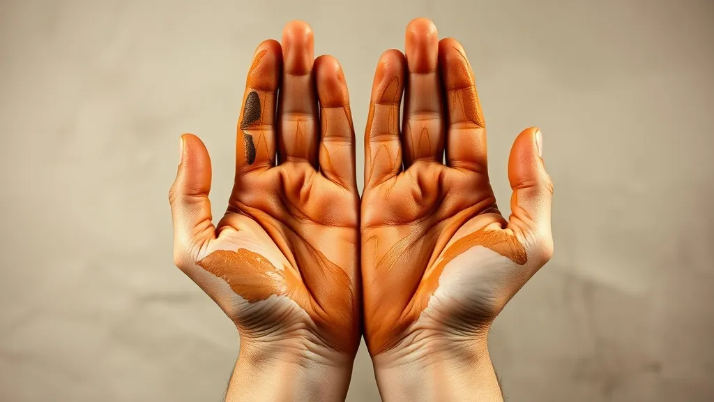 Dream symbol: clay marking: scenarios: Dream of Clay Marking on Hands