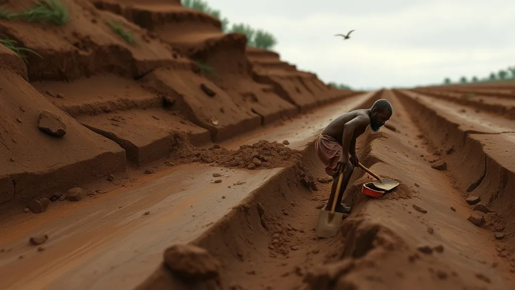 Dream symbol: clayey road: scenarios: Dream about repairing a clayey road