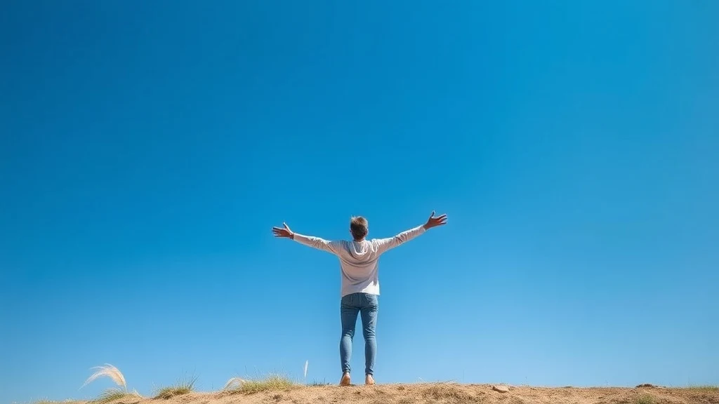 Dream symbol: clear blue sky: symbolism: Freedom and Expansion