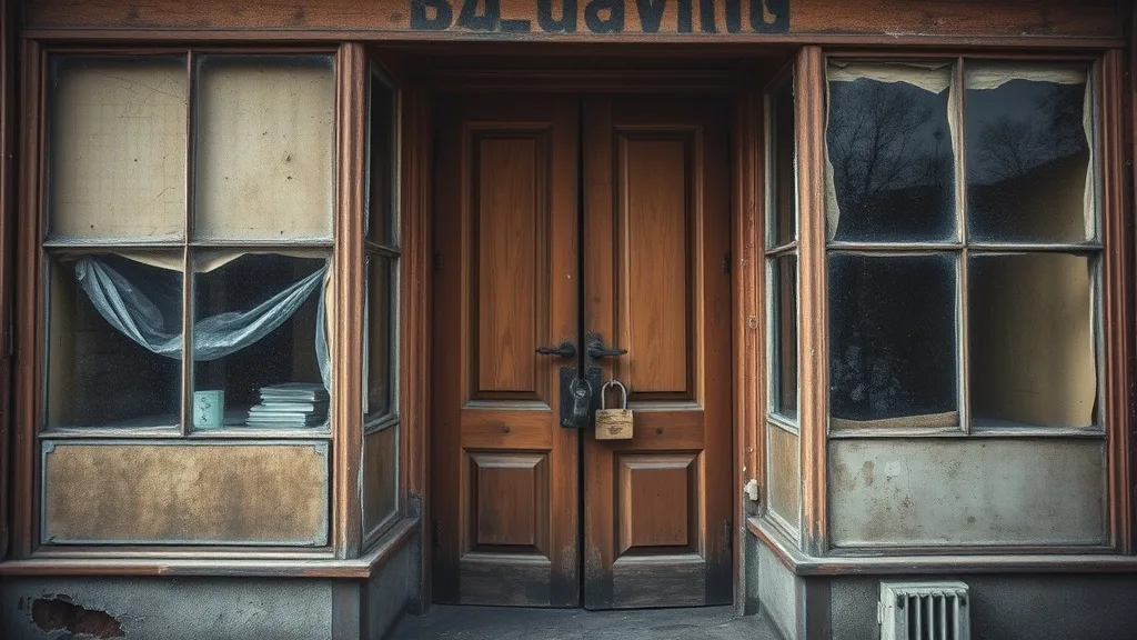 Dream symbol: closed shop: scenarios: Dream of a Deserted Closed Shop