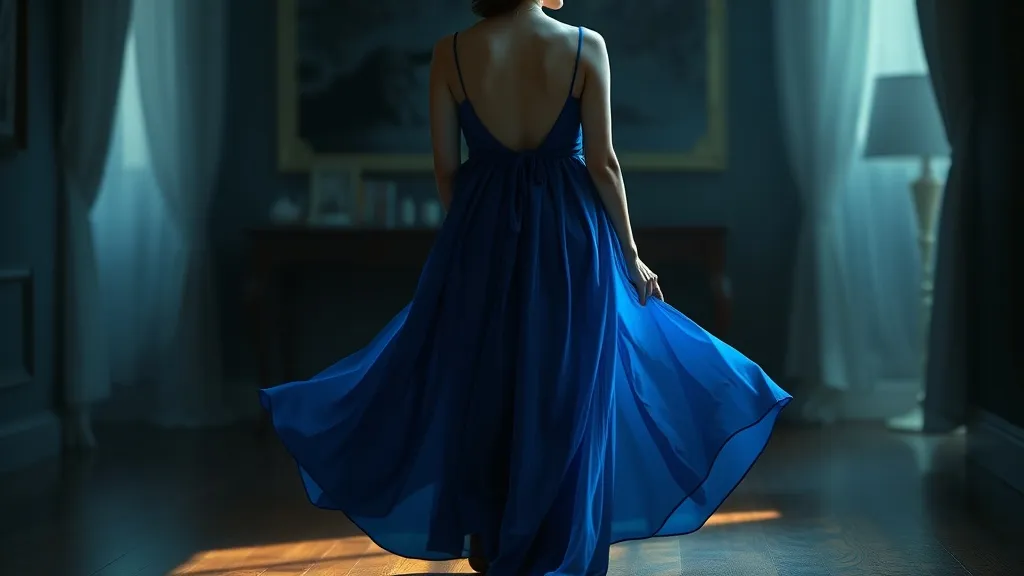 Cobalt Blue Dress Dream Symbolism