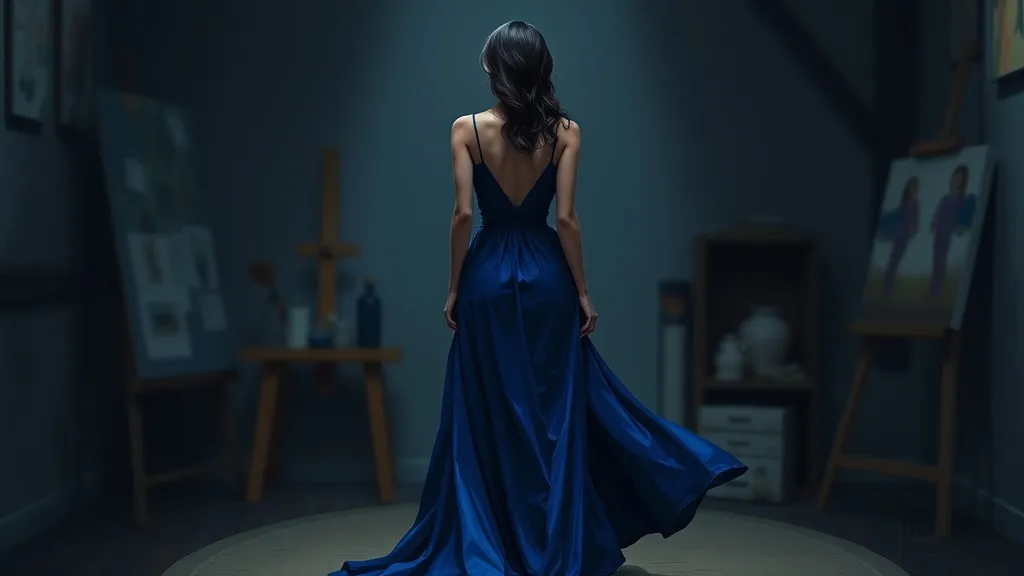 Dream symbol: cobalt blue dress: symbolism: Creativity and Artistic Expression in a Cobalt Dream Dress