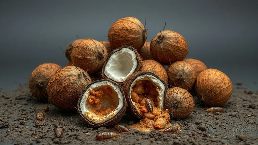 Dream symbol: coconut fruits: scenarios: Dream of Rotten Coconuts