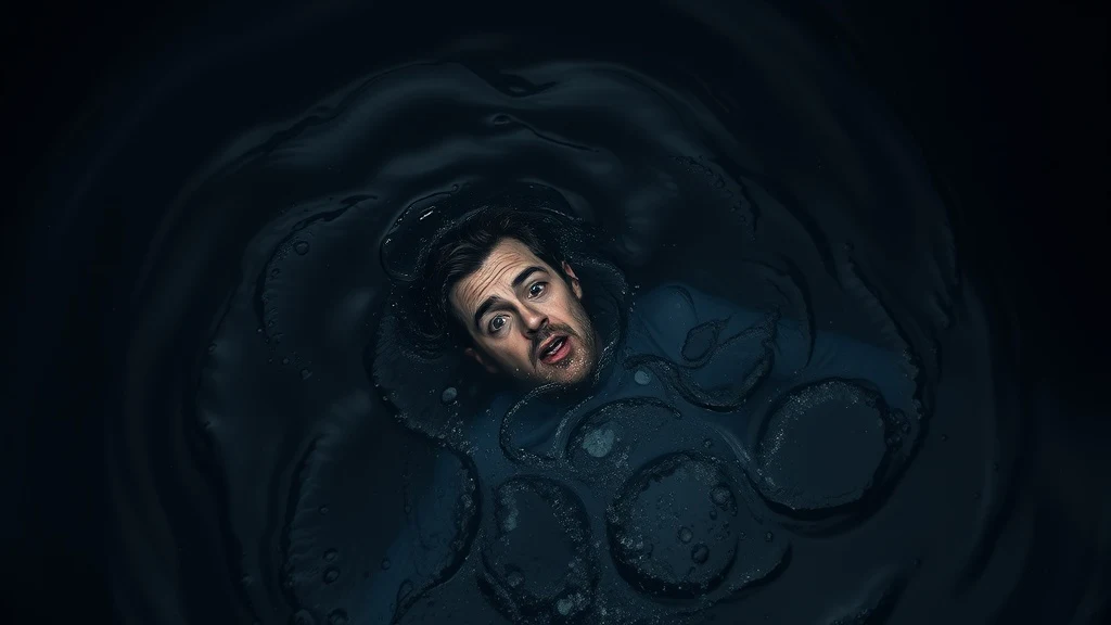 Dream symbol: cold black water: scenarios: Dream of falling into black water