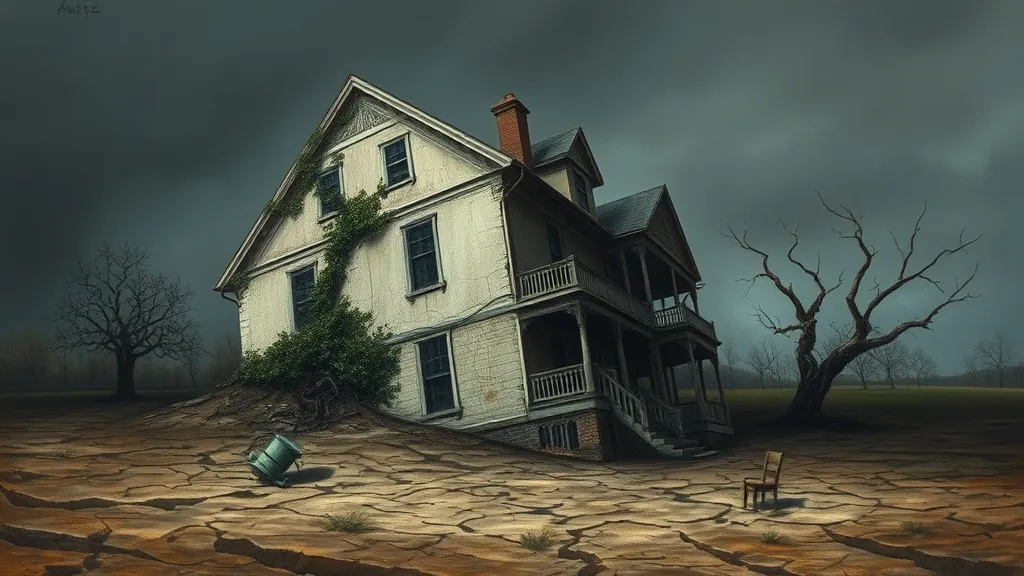 Dream symbol: collapsing house: scenarios: Dreaming of a House Collapsing into the Ground
