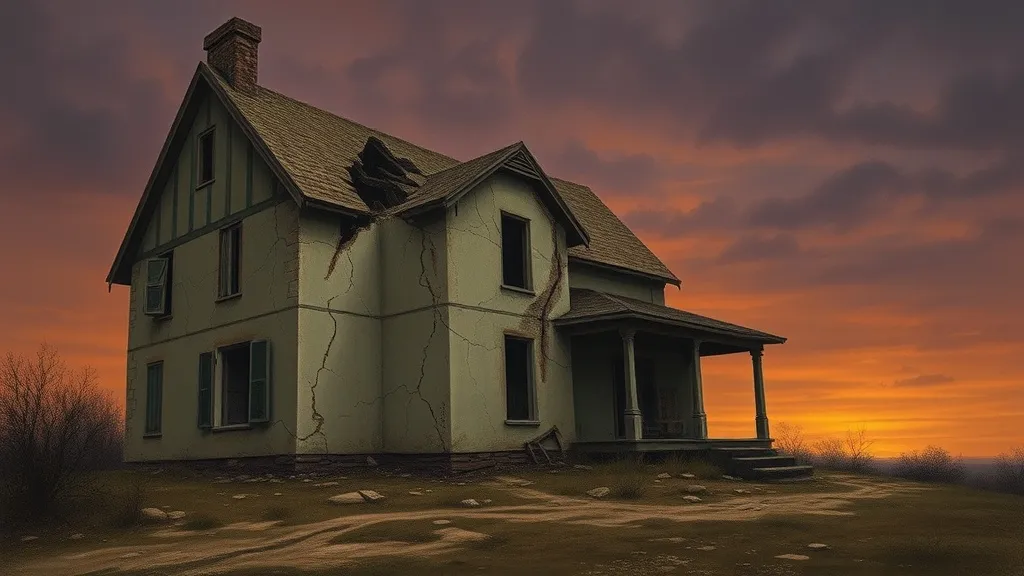 Dream symbol: collapsing house: symbolism: Spiritual Disintegration