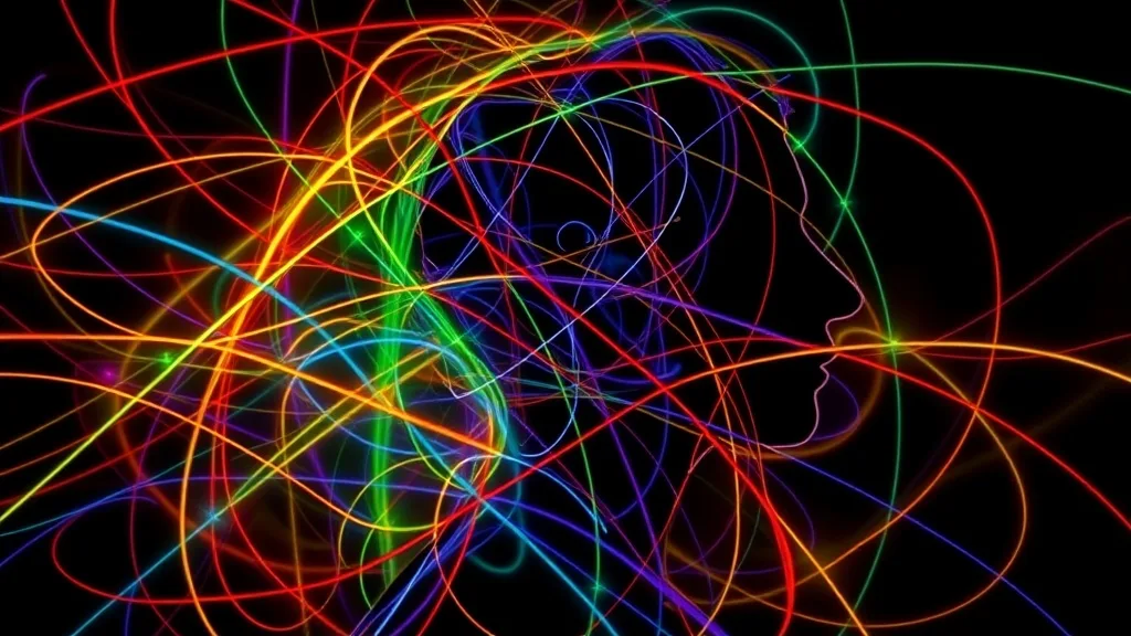 Dream symbol: colorful lines: scenarios: Dream of colorful lines on a person