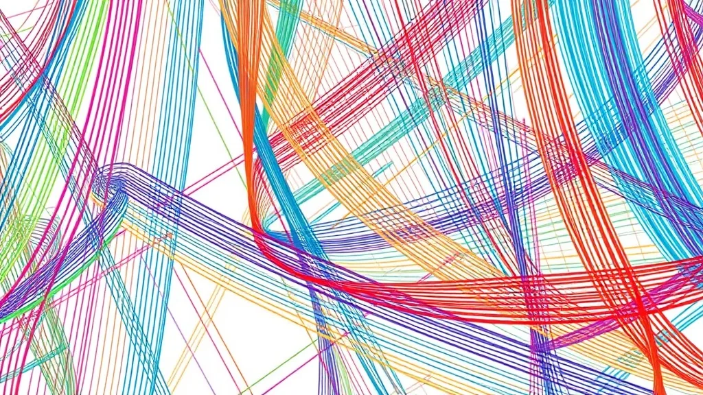 Dream symbol: colorful lines: symbolism: Patterns and Order