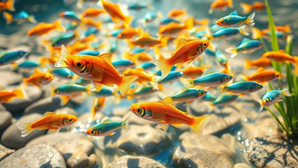 Dream symbol: colorful small fishes: symbolism: Freedom and Independence