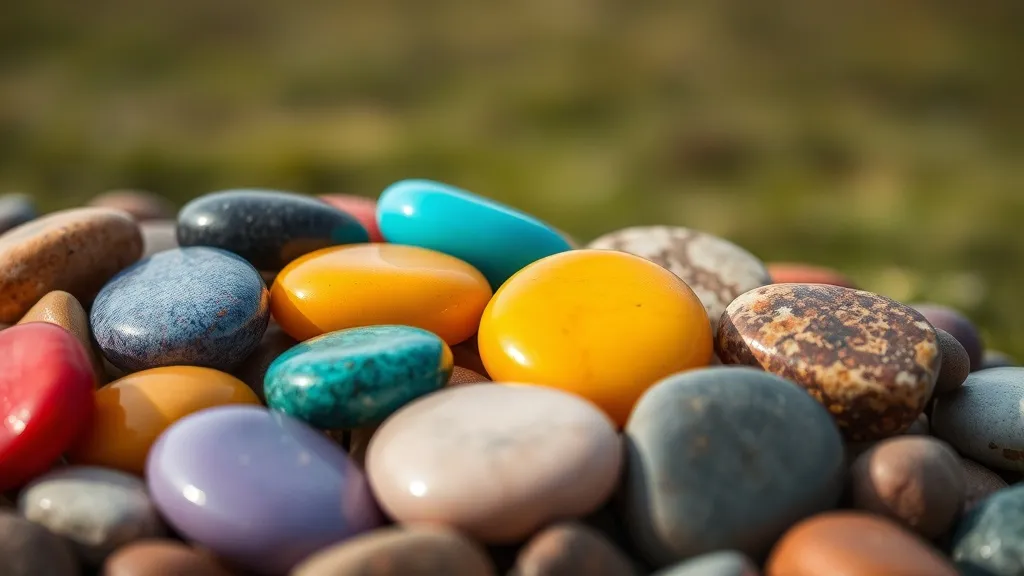 Dream symbol: colorful stones: symbolism: A Spectrum of Emotions