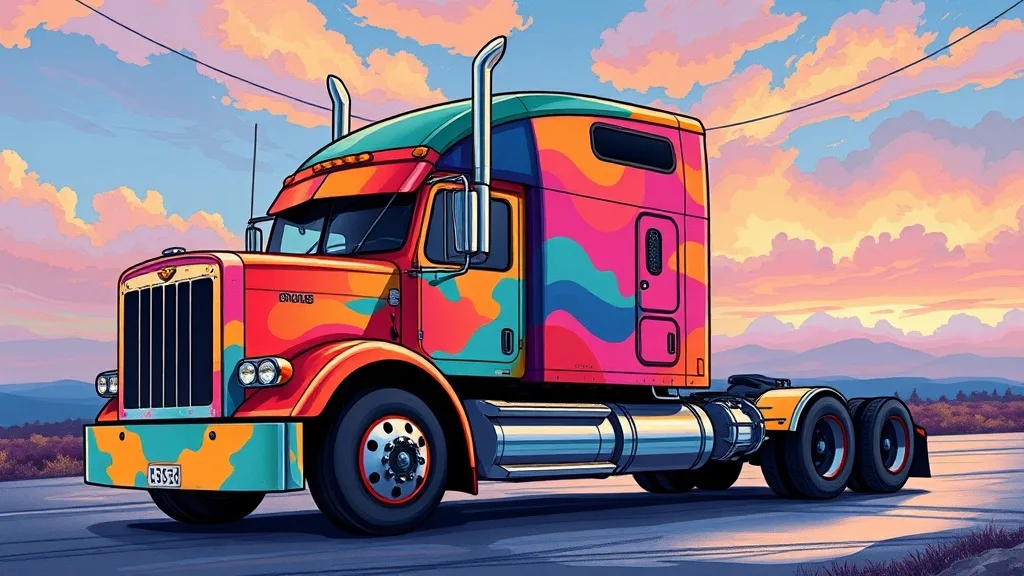 Dream symbol: colorful truck: demographics: People with Occupations Involving Vehicles