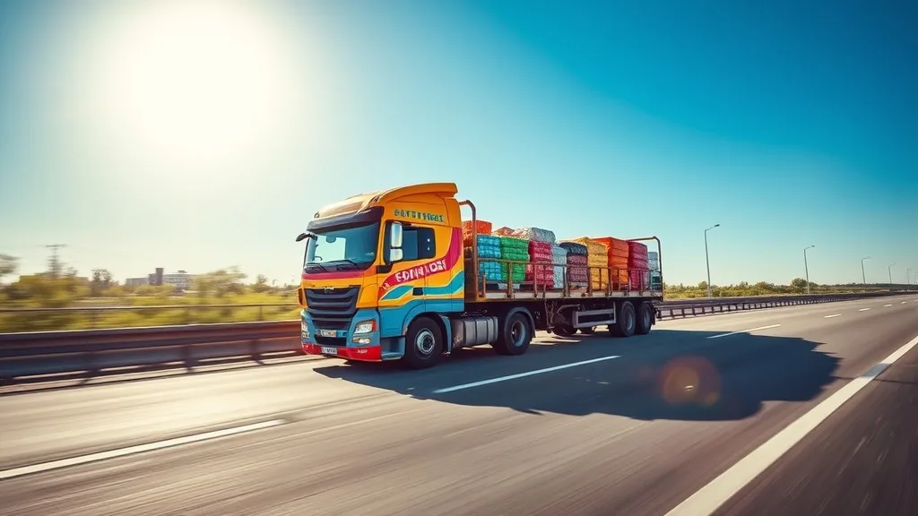 Dream symbol: colorful truck: symbolism: Work and Career