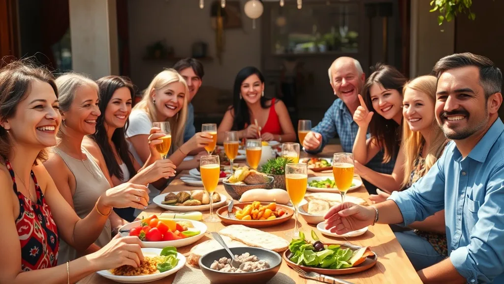 Dream symbol: community feast: symbolism: Sense of Belonging and Unity