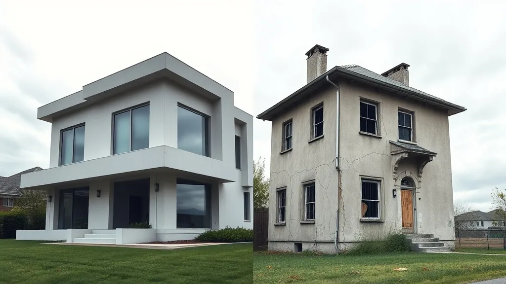 Dream symbol: concrete houses: scenarios: A Concrete House symbolizing career path