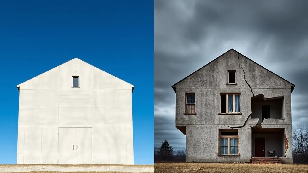 Dream symbol: concrete houses: symbolism: The Foundation of Your Life and Beliefs