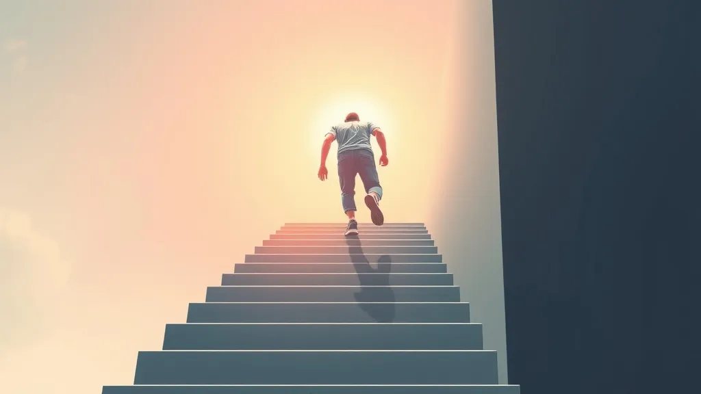 Dream symbol: concrete stairs: symbolism: Climbing the Ladder of Success