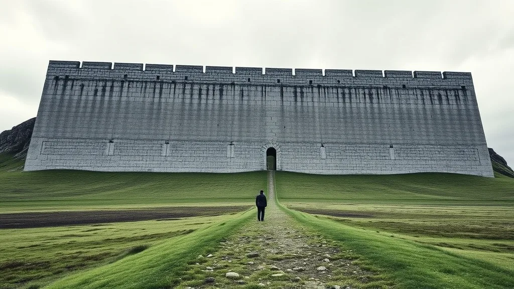 Dream symbol: high wall: scenarios: Dream of a High Wall Blocking Your Path