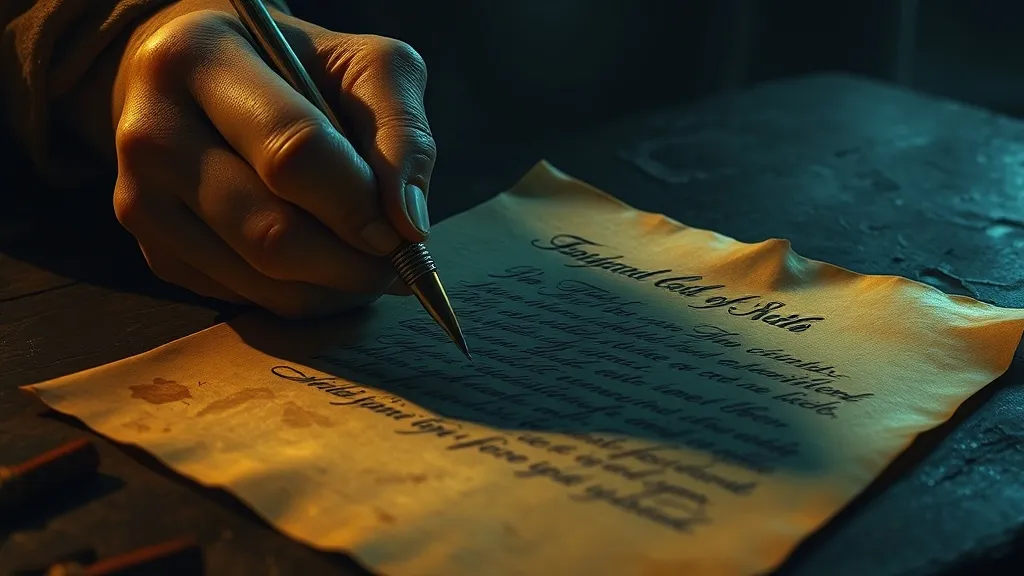 Dream symbol: contract forms: scenarios: Dreaming of Forging a Contract