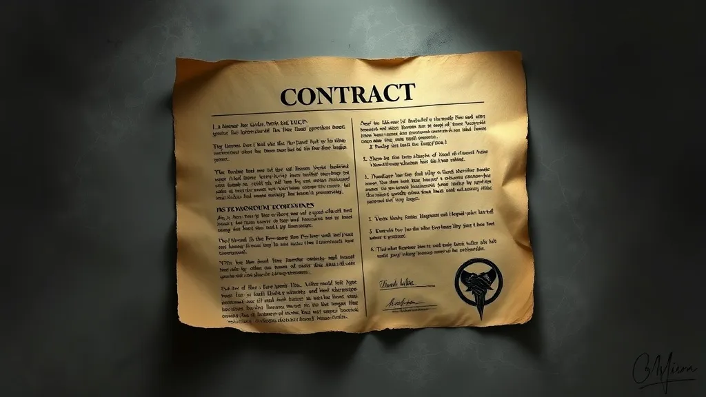 Dream symbol: contract forms: symbolism: Promises and Their Consequences