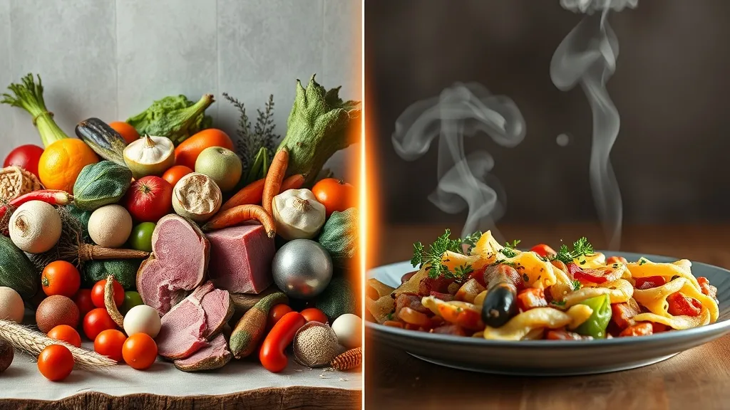 Dream symbol: cooked food: symbolism: Transformation and Change