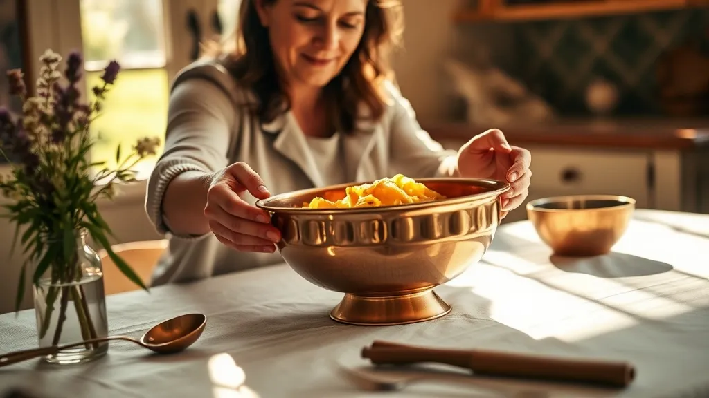Dream symbol: copper utensils: scenarios: Dream of Using Copper Utensils for Serving