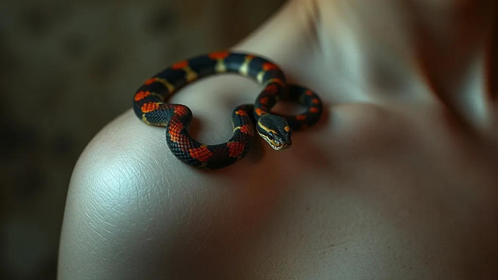 Dream symbol: coral snake: scenarios: Dream about a Coral Snake on Your Body