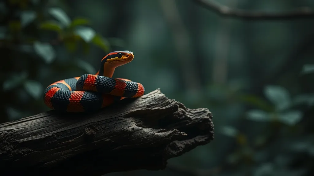 Dream symbol: coral snake: symbolism: Power and Control Dynamics