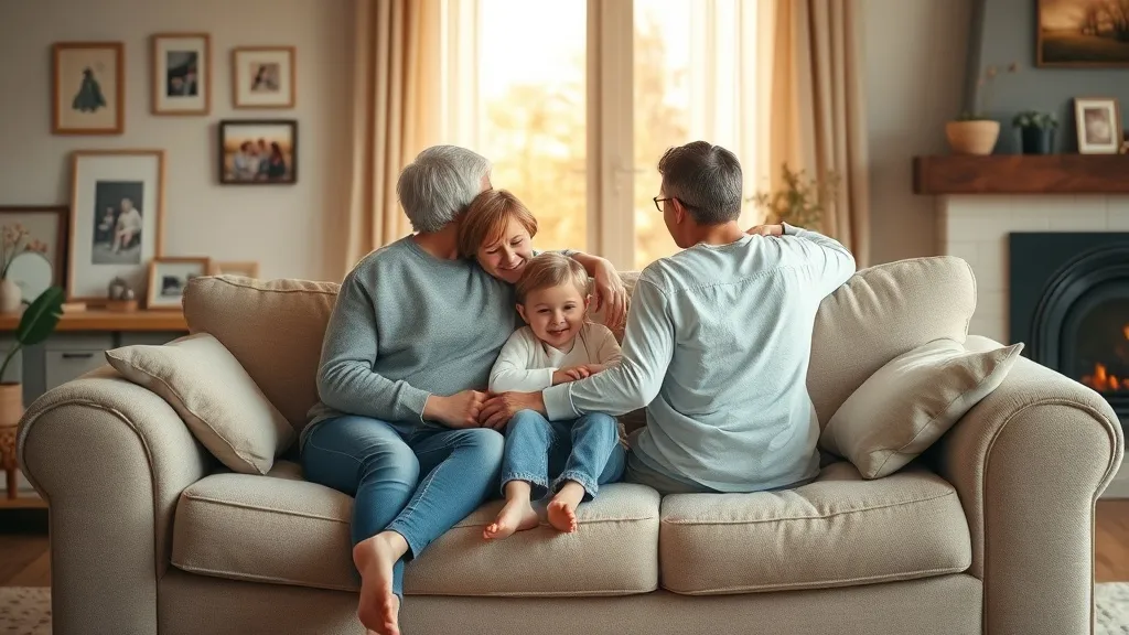 Dream symbol: couch with parents: symbolism: Reflection of Comfort and Emotional Security