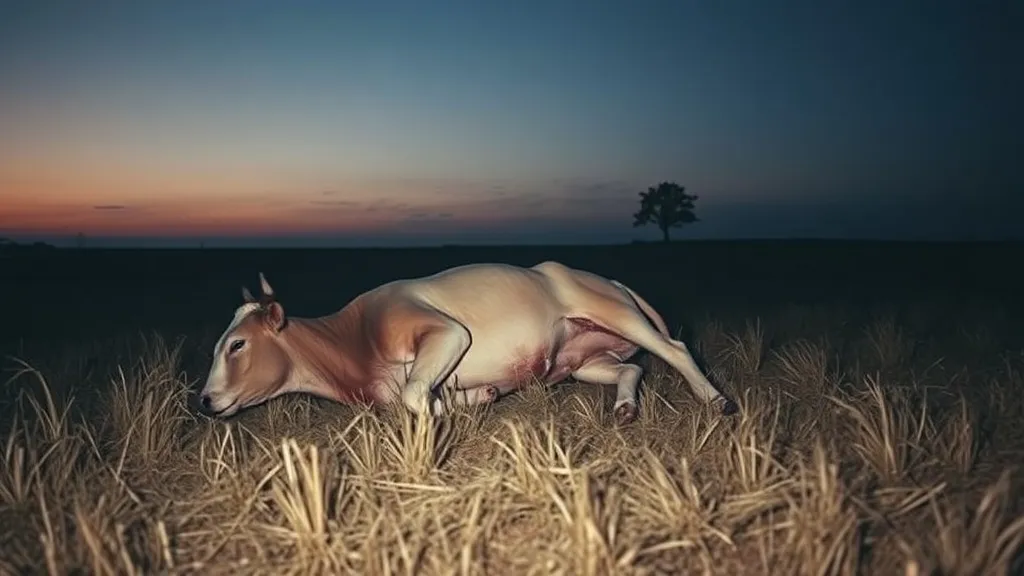 Dream symbol: cows and goats: scenarios: Dream of a Dead Cow