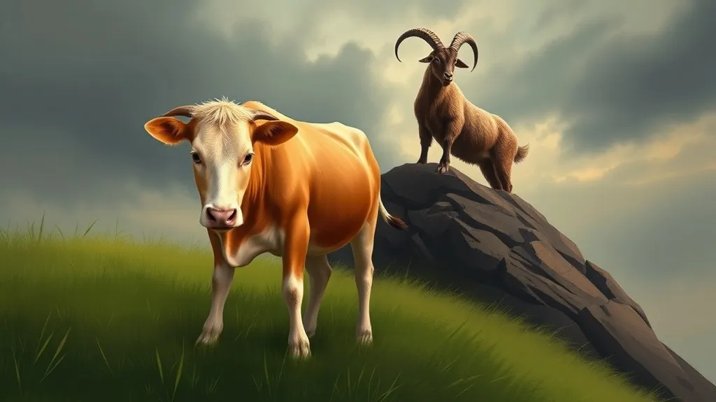 Dream symbol: cows and goats: symbolism: Sacrifice and Offering