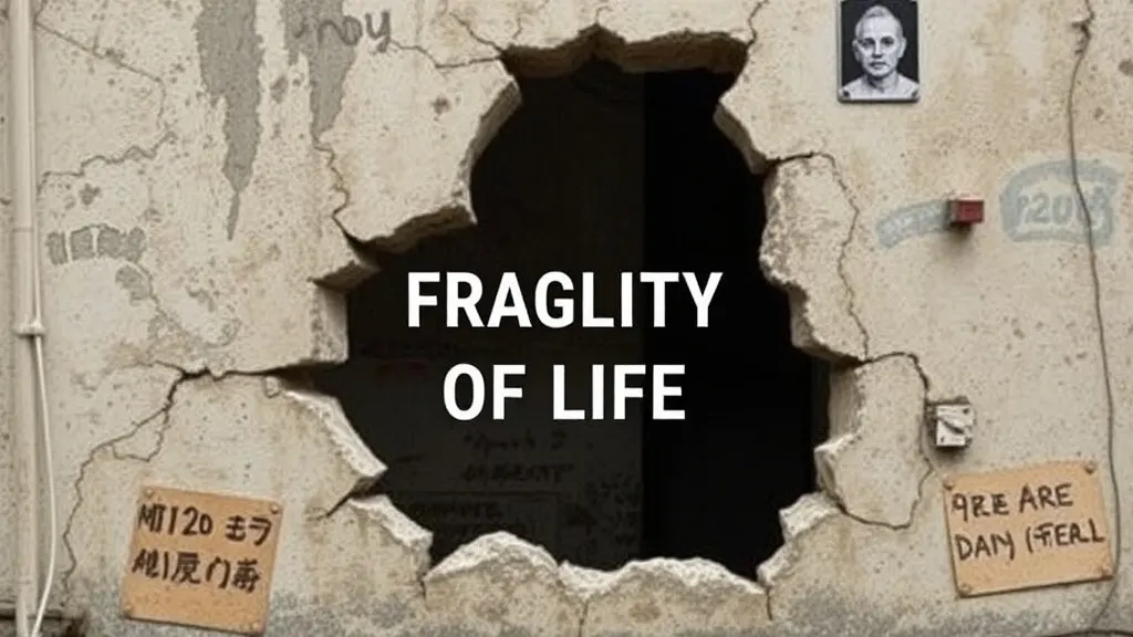 Dream symbol: cracking walls: symbolism: Fragility of Life