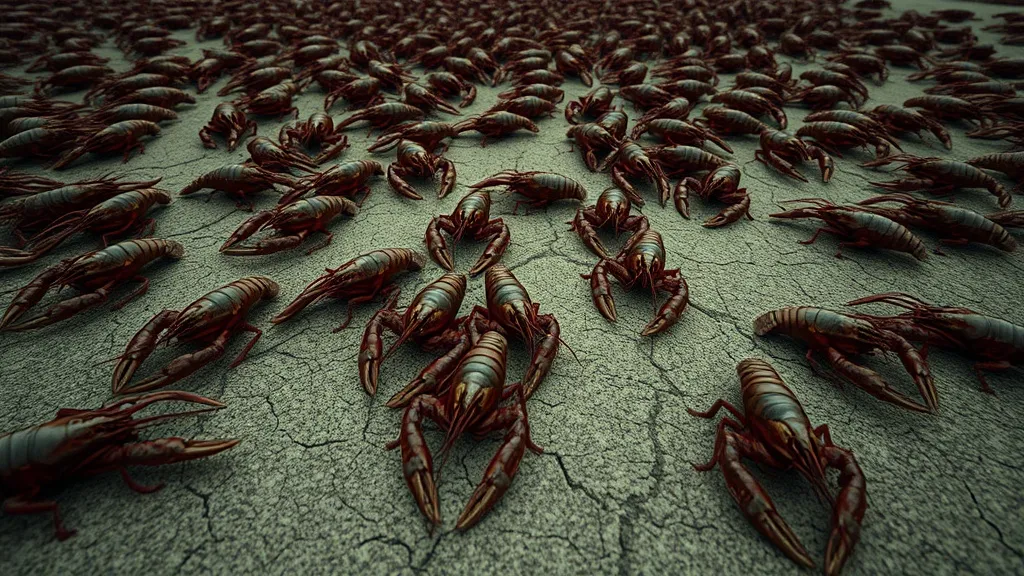 Dream symbol: crawfish: scenarios: Dream about Crawfish Crawling