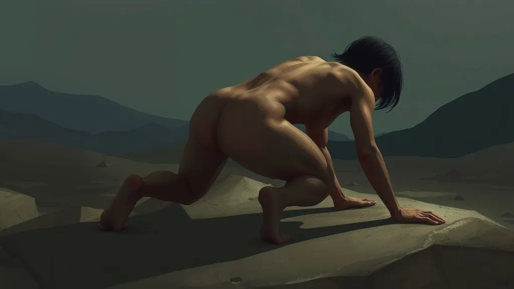Dream symbol: crawling on butt: symbolism: Embracing a Humble Approach