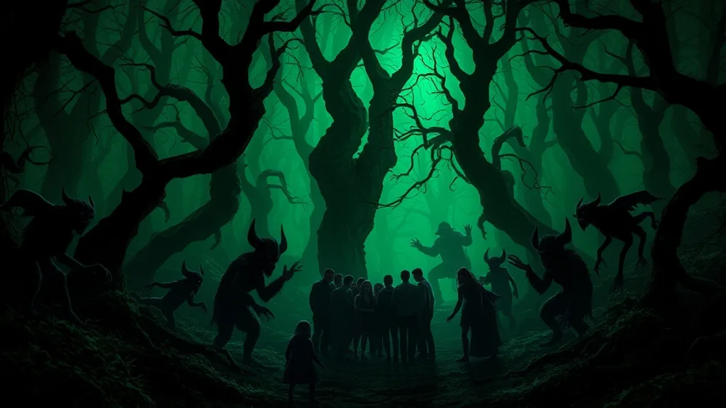 Dream symbol: creepy forest: scenarios: Dream about Supernatural Occurrences in a Creepy Forest