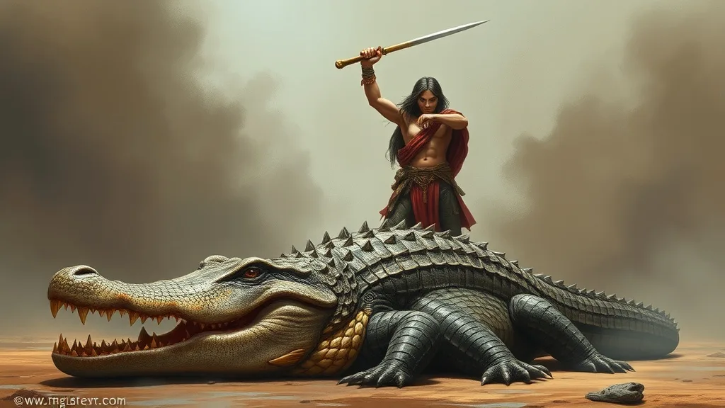 Dream symbol: crocodile hybrid: scenarios: Dream of Killing a Crocodile Hybrid