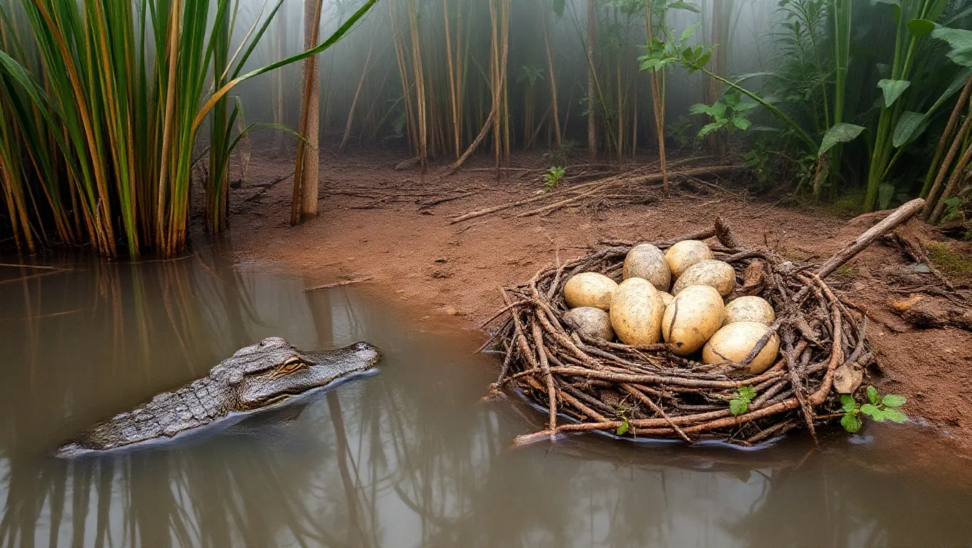 Dream symbol: crocodile nesting site: symbolism: Warning About Deceptive Situations in Life Dream symbol: crocodile nesting site: symbolism: Warning About Deceptive Situations in Life