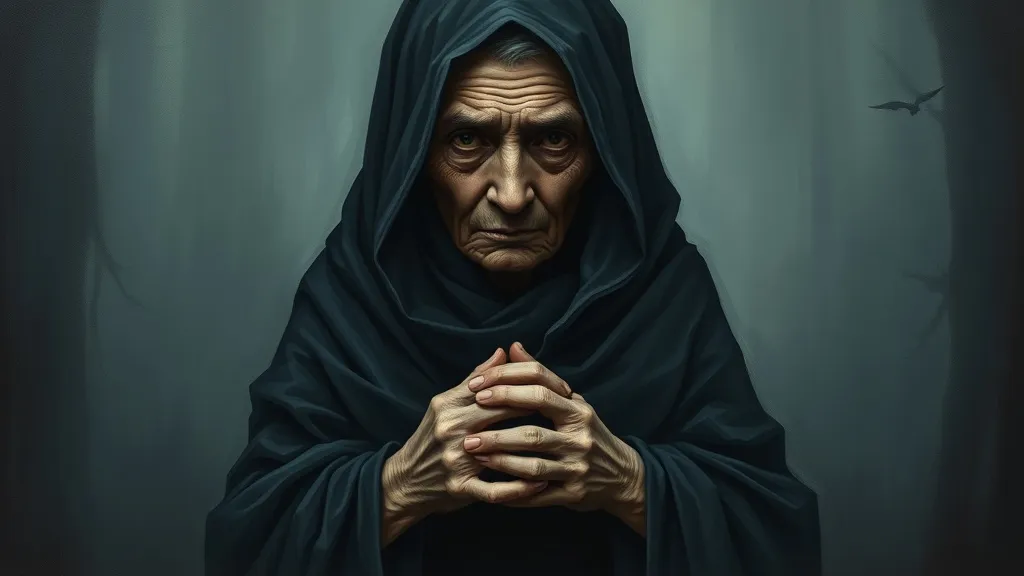Dream symbol: old woman in black cloak: demographics: Individuals Facing Moral Dilemmas