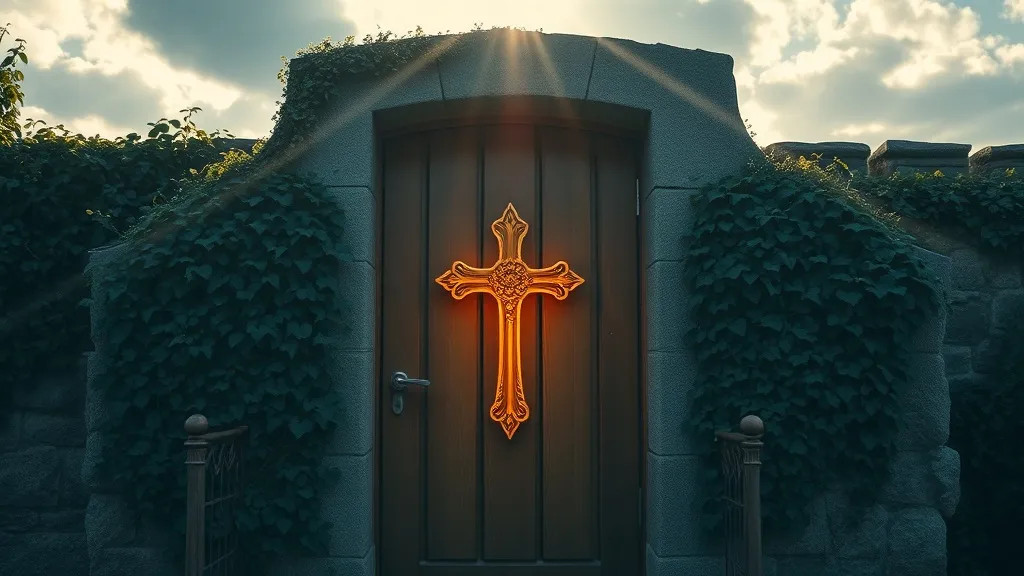 Dream symbol: cross on the door: symbolism: Symbol of Hope and Divine Guidance Dream symbol: cross on the door: symbolism: Symbol of Hope and Divine Guidance