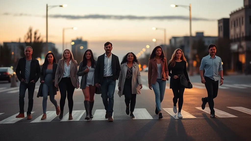 Dream symbol: crossing the street: scenarios: Dream about Crossing Streets with Strangers