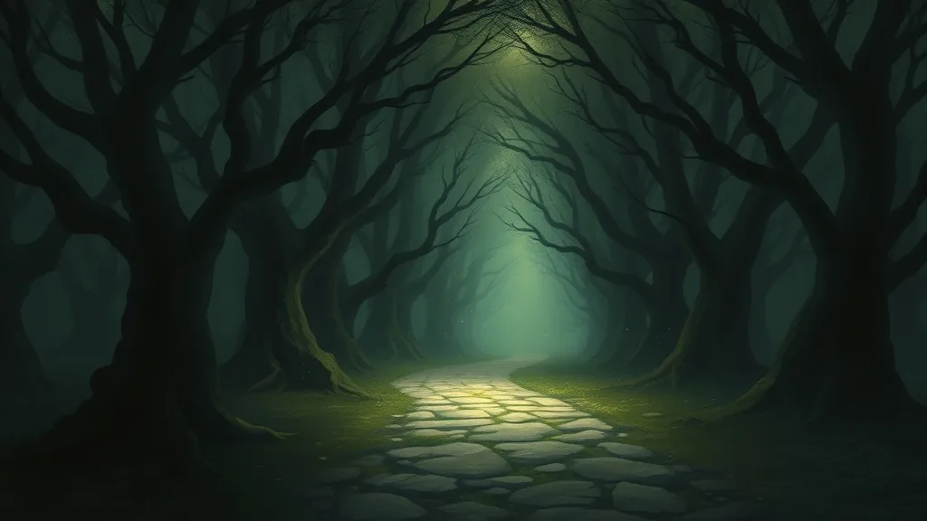 Dream symbol: cross roads: scenarios: Dream of a Crossroads in a Forest