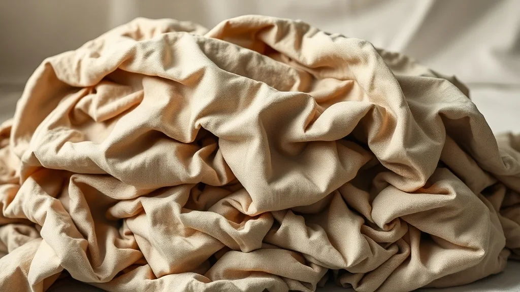 Dream symbol: crumpled fabric: symbolism: Need for change or release