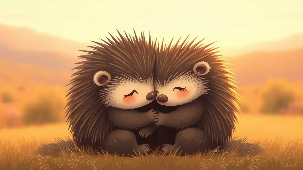 Dream symbol: cuddling porcupines: scenarios: Dreaming of Friendly Cuddling Porcupines: Overcoming Challenges Together