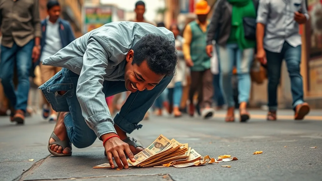 Dream symbol: currency notes: scenarios: Dream of Finding Currency Notes