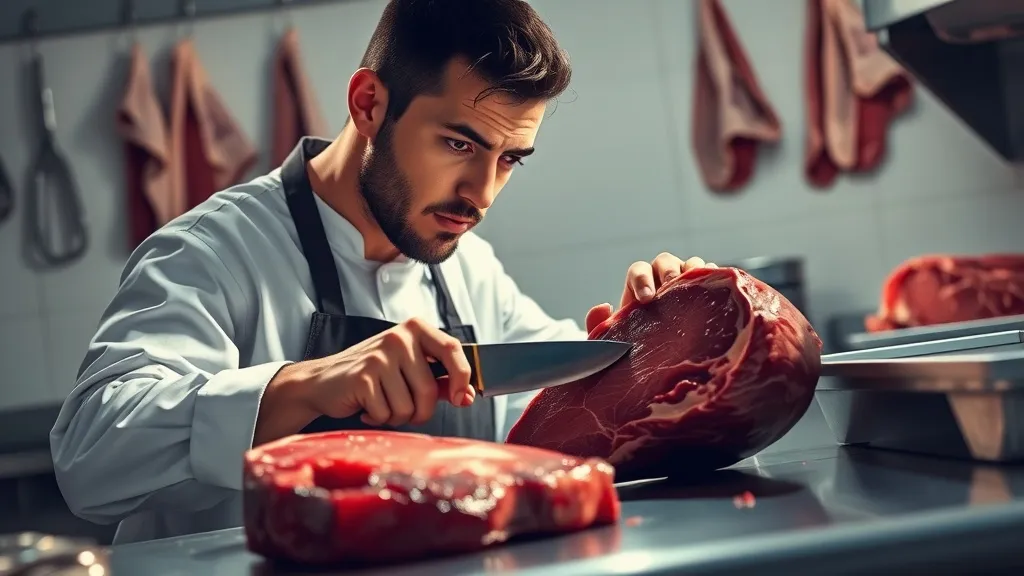 Dream symbol: cutting meat: scenarios: Dream of Cutting Meat in a Butcher Shop