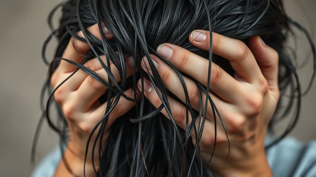 Dream symbol: damaged hair: scenarios: Dream about Hair Covered in Knots and Tangles