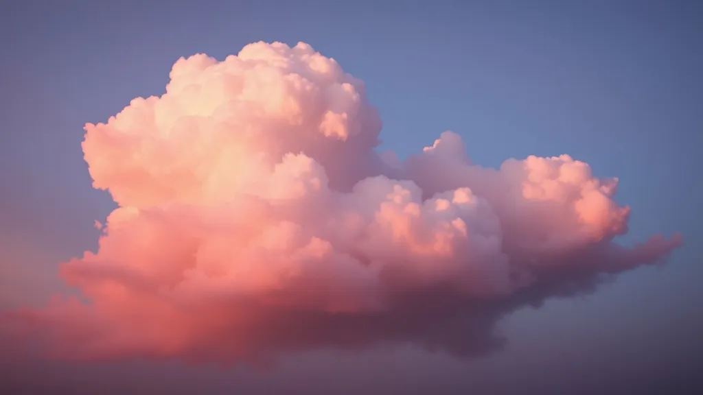 Dream symbol: dark and light pink cloud: intro