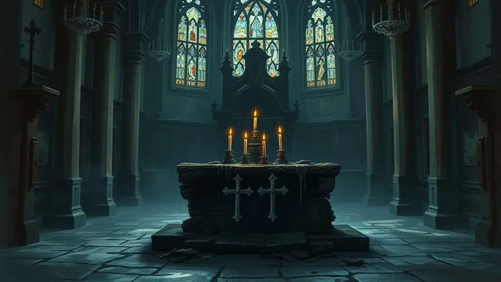Dream symbol: evil altar: scenarios: Dreaming of an Evil Altar in a Church